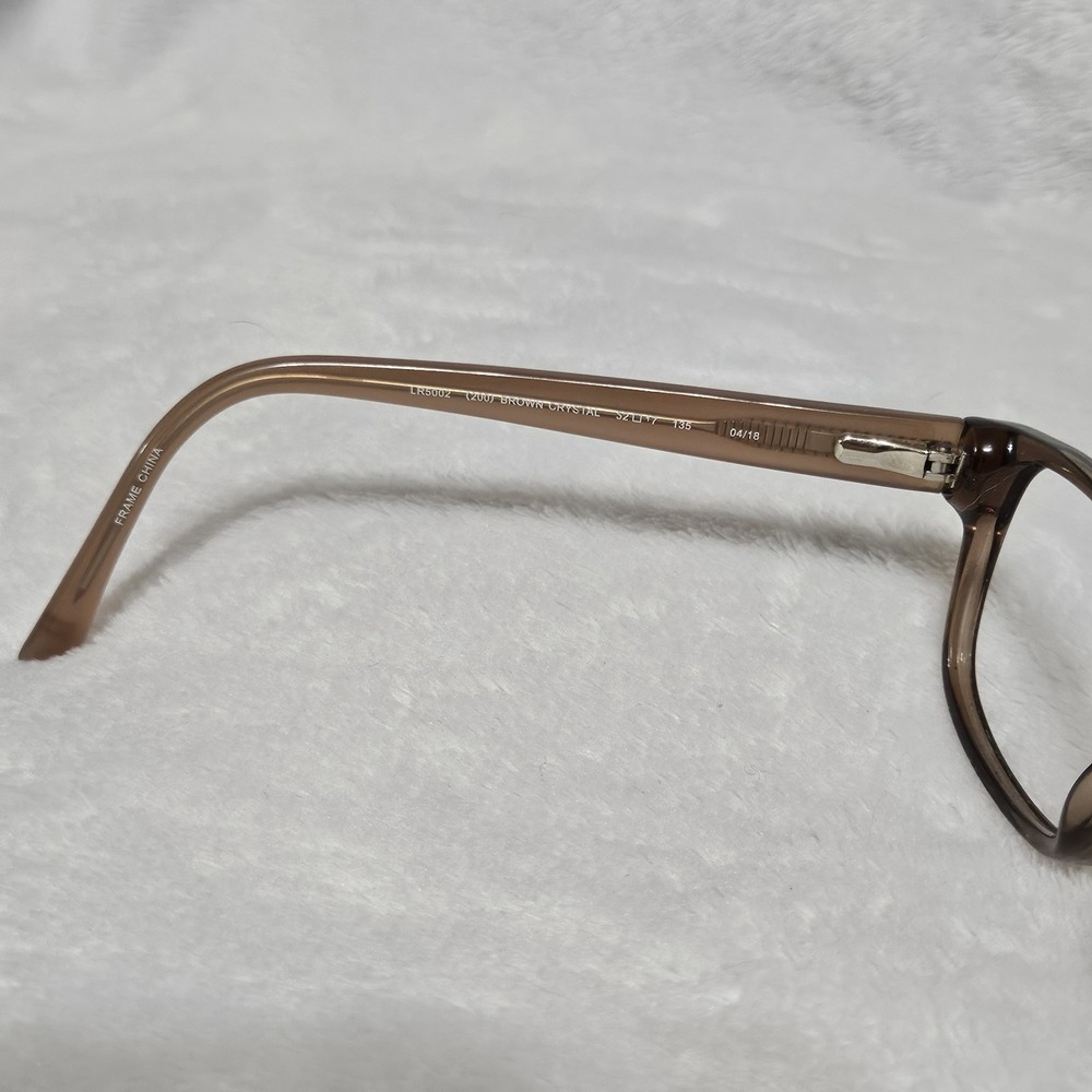 Lenton & Rusby LR5002 200 Brown‎ Crystal Eyeglass Frames Only 52-17 135 - Picture 5 of 8
